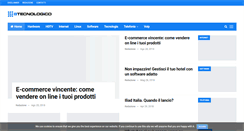 Desktop Screenshot of blogtecnologico.it